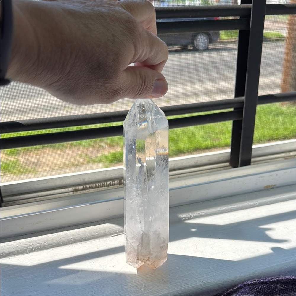 Clear Quartz Crystal Point - Picture 5 of 6